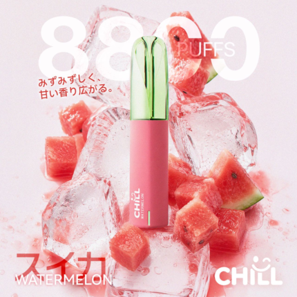 CHILL 8800｜スイカ味｜約8800回吸引｜ニコチン3%
